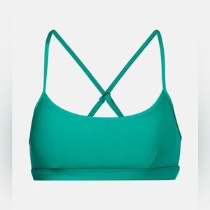 Alo Yoga Airlift Intrigue Bra Teal Size Medium